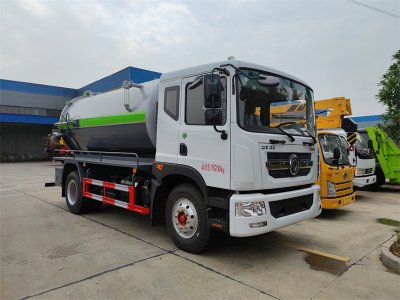抽吸運(yùn)輸污水淤泥、糞便、沼液罐式車(chē)，國(guó)六排放吸污車(chē)抽吸快、適用面廣